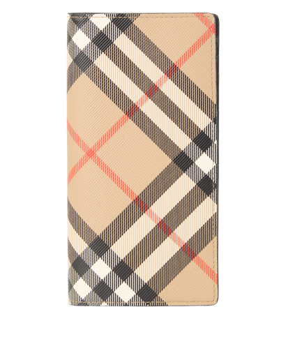 Burberry Check Continental Wallet, front view